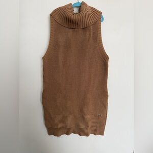 Guess Camel Knit Tunic/ Sweater Dress